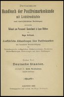 PHIL. LITERATUR Krötzsch-Handbuch Der Postfreimarkenkunde - Abschnitte X, Beide Mecklenburg, Mit Lichttafeln Schwerin I- - Philately And Postal History