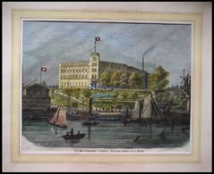 HAMBURG: Das Neue Seemannshaus, Kolorierter Holzstich Nach Gottheil Um - Lithographies