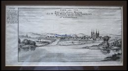 TOUL, Gesamtansicht, Kupferstich Von Bodenehr Um 1720 - Lithographien