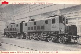 ¤¤   -   Les Locomotives Electriques Du P.L.M. - Constructeur " Cie De FIVES-LILLE "   Chemin De Fer  -  ¤¤ - Treni