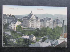 AK SEBNITZ Schule Bahnpost 1912  // D*29169 - Sebnitz