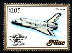 NIUE. N°402 De 1983. Navette Colombia. - Océanie