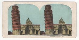 Vue Stéréoscopique /ITALIE/PISE/ "The Leaning Tower Of Pisa "/La Tour Penchée De Pise/Vers 1880-1890   STE100 - Stereo-Photographie