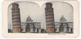 Vue Stéréoscopique /ITALIE/Pise/ "The Leaning Tower Of Pisa "/La Tour Penchée De Pise   /Vers 1880-1890   STE105 - Stereo-Photographie