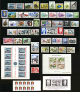 MONACO - ANNEE COMPLETE 1987 - AVEC PREOS, BLOCS, CARNET -  46 TIMBRES NEUFS ** + 3 BLOCS NEUFS ** + 1 CARNET ** - Komplette Jahrgänge