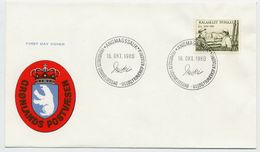 GREENLAND 1980 Mikkelsen Centenary On FDC.  Michel 125 - FDC