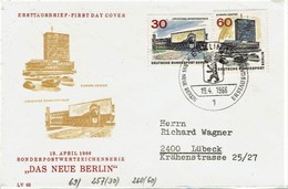 Germany / Berlin - Mi-Nr 257 + 260 FDC (C1119)- - 1948-1970