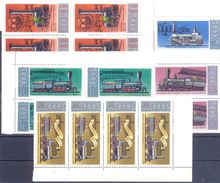 1978. USSR/Russia, Early Russian Locomotices, Issue I, 4 Sets, Mint/** - Unused Stamps