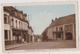 FAUQUEMBERGUES  (62) - CPA - Rue MONSIGNY (café) - Fauquembergues