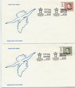 GREENLAND 1978 Queen Margarethe Definitives 1.20, 1.80 Kr. On  2 FDCs.  Michel 107-08 - FDC