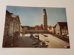 Lauingen, Marktplatz, Gelaufen 1984 - Lauingen