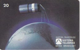 TARJETA DE BRASIL DE UN SATELITE (SATELLITE-SATELITE) - Astronomia