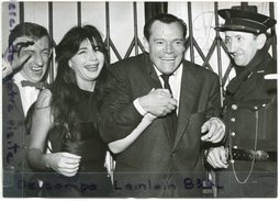 - Photo De Presse - Original - Eddie CONSTANTINE, Juliette GRECO, Spectacle, Vieux Colombier, 1958, TBE, Paris Scans. - Berühmtheiten