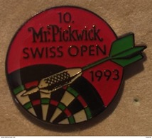 FLECHETTES - 10.MC PICKWICK SWISS OPEN 1993 - DARTS - CIBLE -                   (19) - Andere & Zonder Classificatie