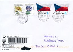 M0862 - Czech Rep. (2017) 347 01 Tachov 1 (R-label: 25. Anniversary Of Regiment Abolition (armored Transporter)) - Cartas & Documentos