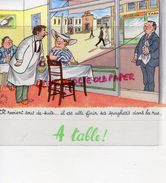 RARE BUVARD ILLUSTRATEUR JEAN BELLUS- PHARMACIE MEGABYL- LABORATOIRE LE BRUN -5 RUE DE LUBECK PARIS-  RESTAURANT CUISINE - Produits Pharmaceutiques