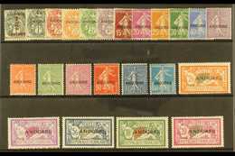 FRENCH 1931 "ANDORRE" Overprints, Complete Set, Yv 1/23, Fine Mint (23). For More Images, Please Visit Http://www.sandaf - Altri & Non Classificati