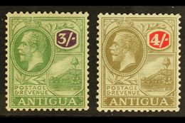 1921-9 3s Green & Violet, 4s Grey-black & Red, Wmk Script CA, SG 79/80, Very Fine Mint (2). For More Images, Please Visi - Other & Unclassified