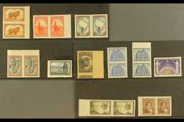 1935-1954 IMPERF PROOFS Fine Mint (some Never Hinged) All Different Group, Inc 1935-51 20p Proof On Buff Ungummed Paper, - Other & Unclassified