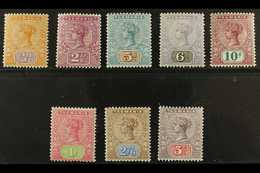 TASMANIA 1892-99 Complete Set To 5s, SG 216/23, Very Fine Mint, Fresh. (8 Stamps) For More Images, Please Visit Http://w - Sonstige & Ohne Zuordnung