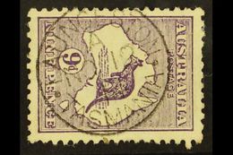 1913-14 9d Violet, 'Roo, First Watermark, SG 10, VFU With Fine, Launceton, Tasmania C.d.s. Postmark. For More Images, Pl - Sonstige & Ohne Zuordnung