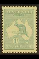 1915-27 1s Blue-green, Die IIB, Watermark SIDEWAYS, SG 40ba, Very Fine Mint. For More Images, Please Visit Http://www.sa - Sonstige & Ohne Zuordnung