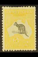1915-27 5s Grey-black & Yellow, Wmk Narrow Crown, SG 42, Mint, Faults Incl. Short Perfs, Cat.£275. For More Images, Plea - Sonstige & Ohne Zuordnung