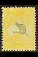 1915-27 5s Grey-black & Pale Yellow, Wmk Narrow Crown, SG 42c, Very Fine Mint. For More Images, Please Visit Http://www. - Other & Unclassified