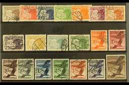 1925-30 Airmails Set, Mi 468/87, Short Perf On 5s, Otherwise Most Are Very Fine Used (20). For More Images, Please Visit - Sonstige & Ohne Zuordnung