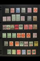 1886-1913 MINT COLLECTION Presented On A Stock Page. Includes 1885 To 4d, Wmk Anchor 6d, 1888 Range With Values To 2s 6d - Other & Unclassified