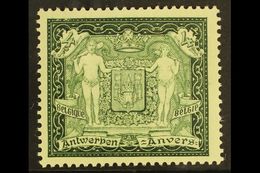 1930 4f (+6f) Myrtle Green, Cob 301, Only Available At The Antwerp Philatelic Exhibition,  Never Hinged Mint For More Im - Other & Unclassified