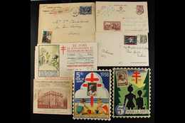 CINDERELLAS - ANTI-TB 1920's To 1940's Delightful Collection Of Stamps And Covers. Good Range Of Stamps Including 1937 & - Other & Unclassified