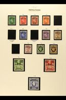 TRIPOLITANIA 1948 - 1951 Complete Mint Collection Including Postage Dues, SG T1/34, TD1/10, Very Fine And Mint. (44 Stam - Africa Orientale Italiana