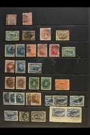 1862-1947 USED COLLECTION A Useful Assembly Which Includes 1862-64 1d And 4d Imperfs, 1865-70 2c, 5c, 12c, And 13c, 1868 - Other & Unclassified