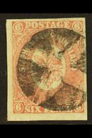 1862-64 6d Rose- Lake, SG 20, Fine Used With 4 Margins. For More Images, Please Visit Http://www.sandafayre.com/itemdeta - Sonstige & Ohne Zuordnung