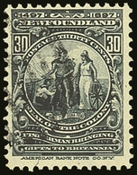 1897 30c Slate Blue Discovery SG 77, Very Fine Used.  For More Images, Please Visit Http://www.sandafayre.com/itemdetail - Sonstige & Ohne Zuordnung