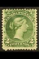 1868-71 2c Deep Green Large Queen, SG 57, Mint With Large Part Gum, Light Corner Crease. For More Images, Please Visit H - Sonstige & Ohne Zuordnung