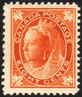 1897-8 8c Orange, SG 148, Fine, Never Hinged Mint. For More Images, Please Visit Http://www.sandafayre.com/itemdetails.a - Sonstige & Ohne Zuordnung