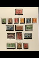 1937-52 KGVI COLLECTION In Hingeless Mounts On Leaves, ALL DIFFERENT Mint & Used Stamps, Inc 1937-38 Set, 1942-48 Set (2 - Other & Unclassified