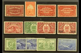 SPECIAL DELIVERY 1922-1946 ALL DIFFERENT MINT COLLECTION On A Stock Card. Includes A Complete "Basic" Run Of Issues, SG  - Sonstige & Ohne Zuordnung