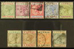 1894-96 Set To 18pi, SG 40-48, Fine Used. (9) For More Images, Please Visit Http://www.sandafayre.com/itemdetails.aspx?s - Sonstige & Ohne Zuordnung