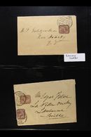 POSTAL STATIONERY 1880s-1900s Chiefly Used Collection Of 1m & 2m Postal Stationery Wrappers, Domestic & Overseas Use. Lo - Other & Unclassified