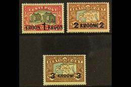 1930 Surcharged Map Set, Mi 87/89, SG 88/90, Very Fine Mint (3 Stamps) For More Images, Please Visit Http://www.sandafay - Estland