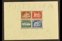 1935 "OSTROPA" Miniature Sheet (Mi Block 3, SG MS576a) Unused, Couple Of Small Faults. For More Images, Please Visit Htt - Altri & Non Classificati