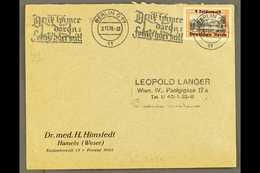 1939 OVERPRINTED ON DANZIG 1m On 1g Black And Orange, SG 716, On A Cover Tied By Forged Berlin Slogan Cancel. For More I - Sonstige & Ohne Zuordnung