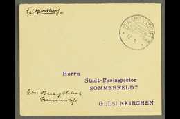 SOUTH WEST AFRICA 1907 (12 Jun) Stampless Feldpost Cover To Germany With Fine "RAMANSDRIFT" Cds Postmark (without Year S - Other & Unclassified