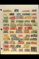 1870's-1970's ATTRACTIVE ACCUMULATION On Old Stock Pages, Mint & Used Stamps With Light Duplication, Inc 1873 4r (x2) Us - Guatemala