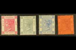 1882-96 2c Aniline Carmine, 4c Slate-grey, 5c Pale Blue, 10c Purple On Red, Wmk Crown CA, SG 33a, 34/5, 38, Good To Fine - Altri & Non Classificati