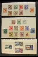 1912-37 ALL DIFFERENT MINT GROUP On Pages Taken From An Old Collection, Includes 1912-21 (wmk MCA) 1c, 2c, 4c, 6c Both S - Other & Unclassified