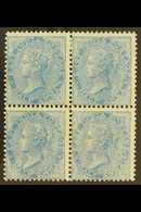 1856-64 ½a Pale Blue No Wmk, SG 38, Mint BLOCK OF FOUR With Several Minor Faults / Offset On Gum, Cat £440+ For More Ima - Other & Unclassified